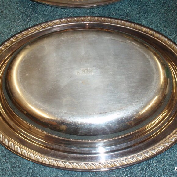 Vintage Ornate Crosby Silver Plate Covered Serving Dish Rare Collectible Gift! - Picture 5 of 6
